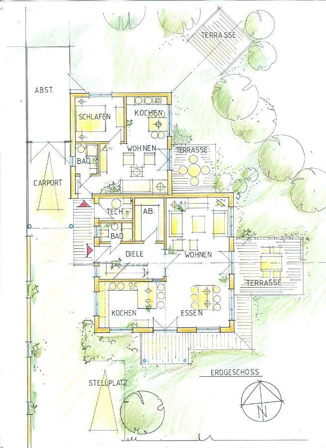 הוילה קפלן Det Gule Hus מראה חיצוני תמונה